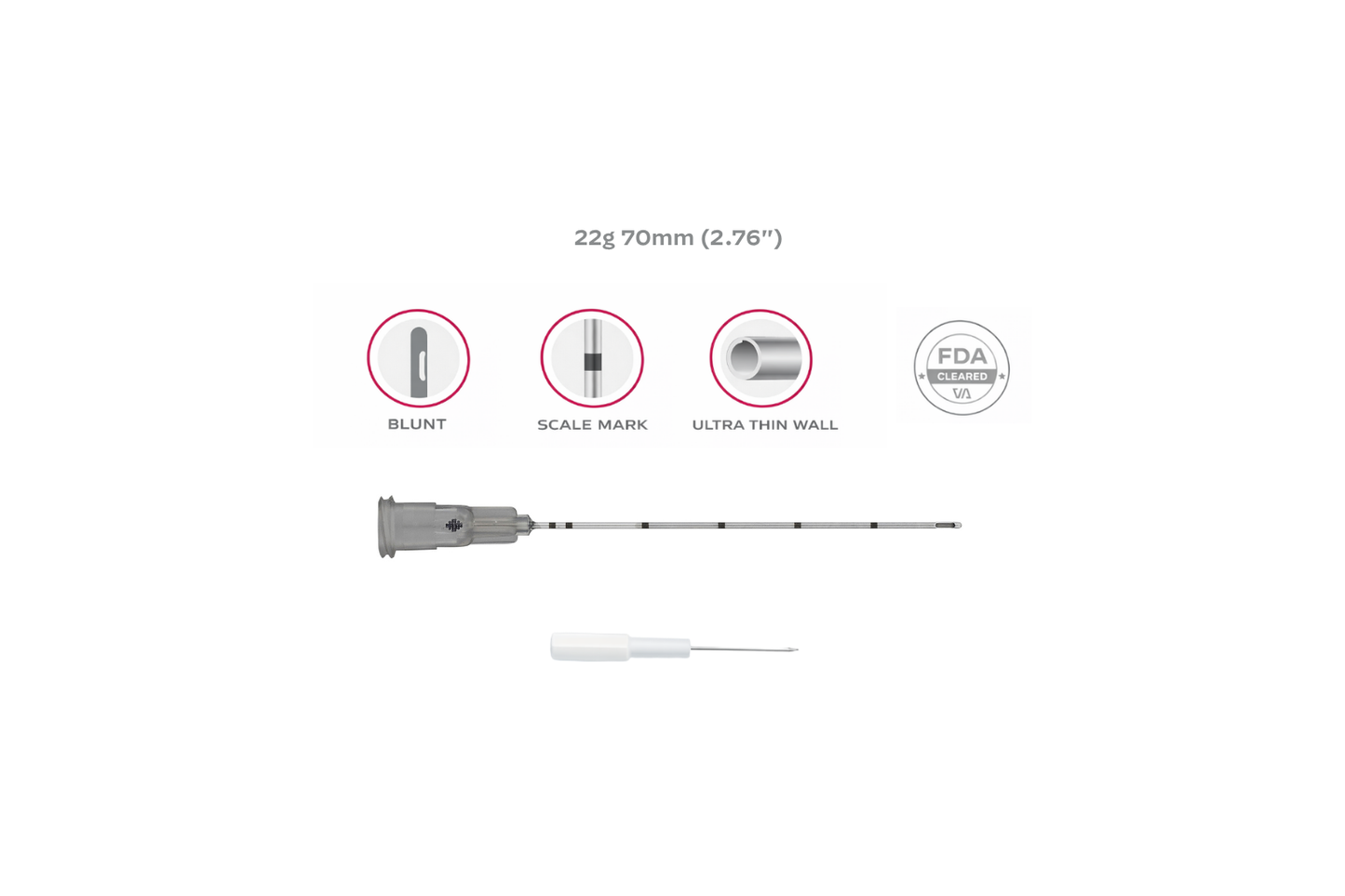 CannulALL™ | 22g 70mm (2.76")